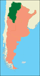 Northwest Argentina Map