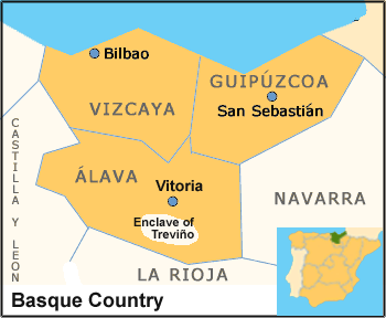 Basque Country  Map