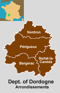dordogne aquitaine france map