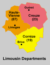 Limousin Map