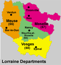 Lorraine Map