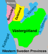 Gothenburg & West Map