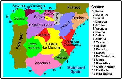 South Coast Of Spain Map - Coriss Cherilynn